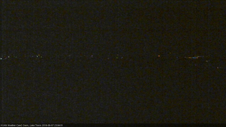 Lake Travis webcam, June 7, 2016 10:15 PM CT