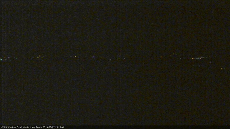 Lake Travis webcam, June 7, 2016 10:35 PM CT