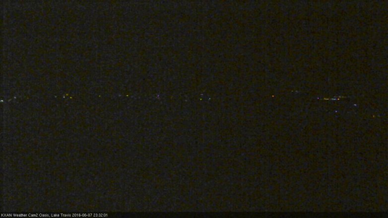 Lake Travis webcam, June 7, 2016 11:00 PM CT