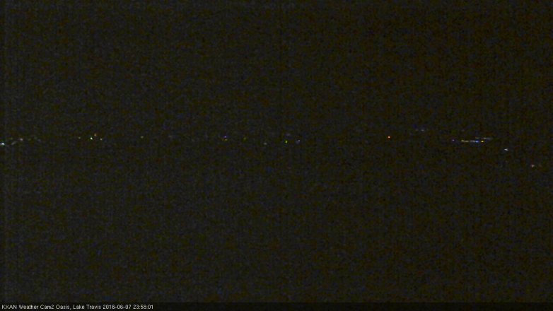 Lake Travis webcam, June 7, 2016 11:10 PM CT