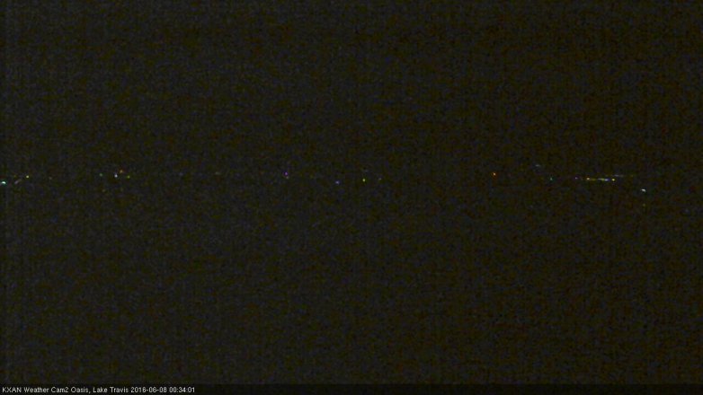 Lake Travis webcam, June 7, 2016 11:45 PM CT