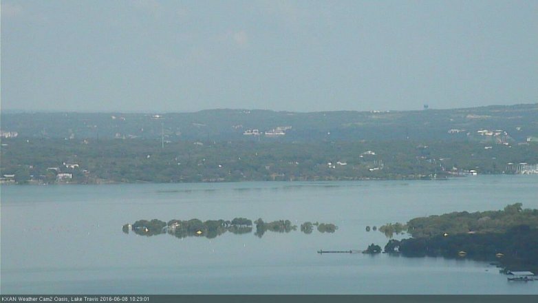 Lake Travis webcam, June 8, 2016 9:50 AM CT