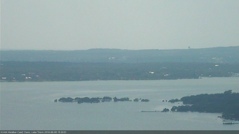 Lake Travis webcam, June 8, 2016 2:45 PM CT
