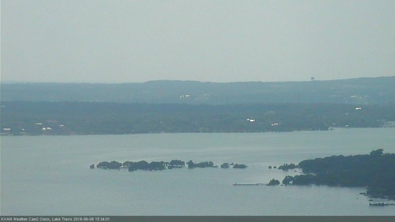 Lake Travis webcam, June 8, 2016 2:50 PM CT