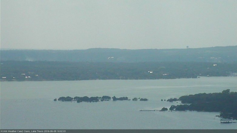 Lake Travis webcam, June 8, 2016 3:10 PM CT