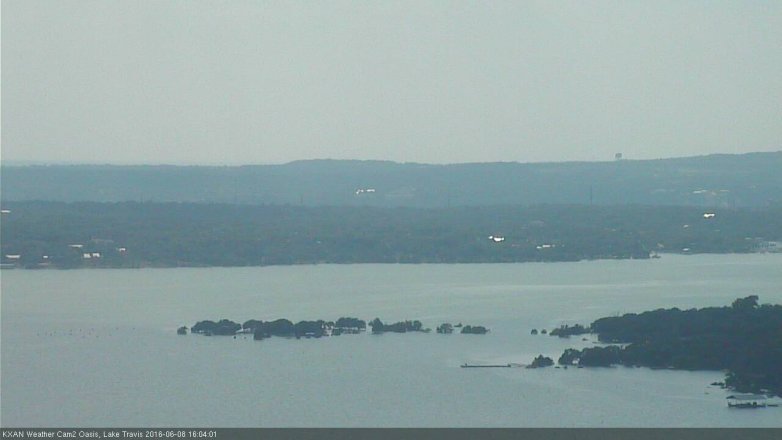 Lake Travis webcam, June 8, 2016 3:15 PM CT