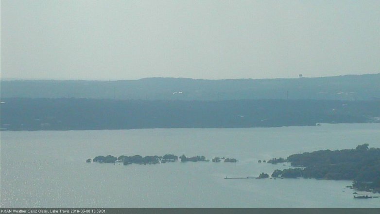 Lake Travis webcam, June 8, 2016 4:10 PM CT