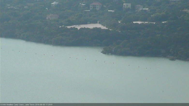 Lake Travis webcam, June 8, 2016 4:35 PM CT