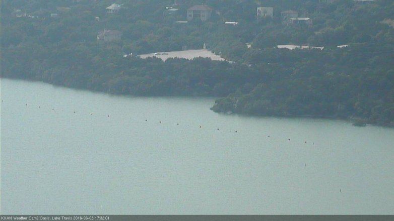 Lake Travis webcam, June 8, 2016 4:55 PM CT