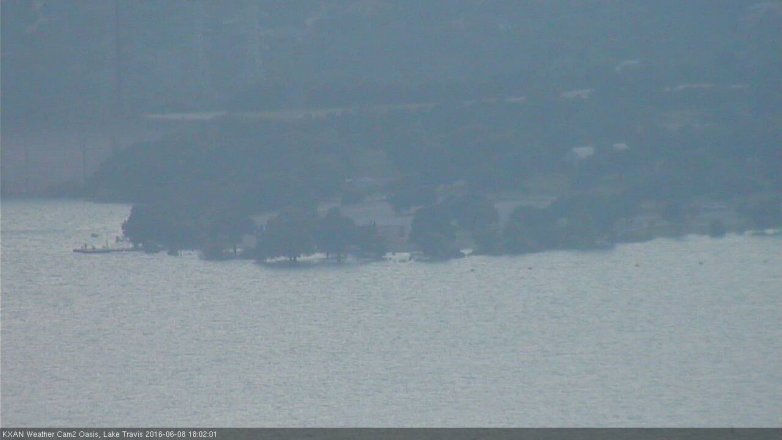 Lake Travis webcam, June 8, 2016 5:10 PM CT