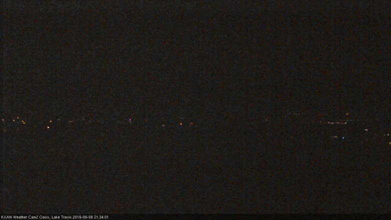 Lake Travis webcam, June 8, 2016 8:40 PM CT