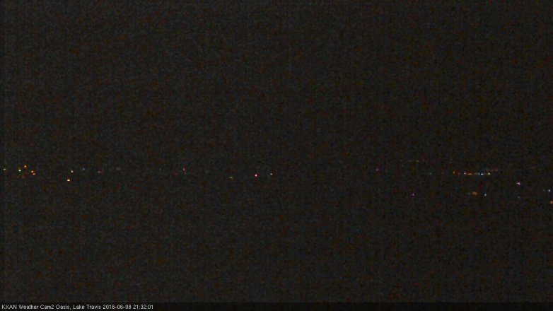 Lake Travis webcam, June 8, 2016 8:45 PM CT