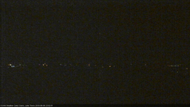 Lake Travis webcam, June 8, 2016 10:10 PM CT