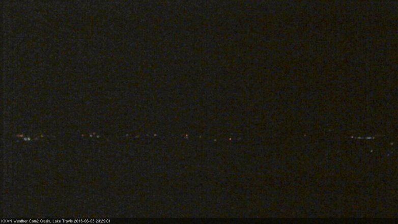 Lake Travis webcam, June 8, 2016 10:40 PM CT