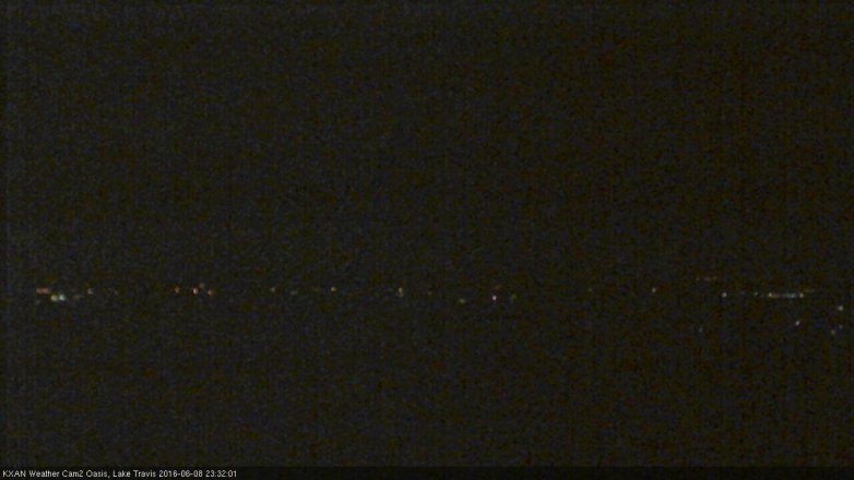 Lake Travis webcam, June 8, 2016 10:50 PM CT