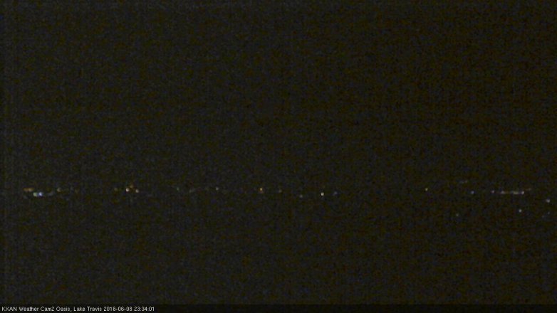 Lake Travis webcam, June 8, 2016 10:55 PM CT