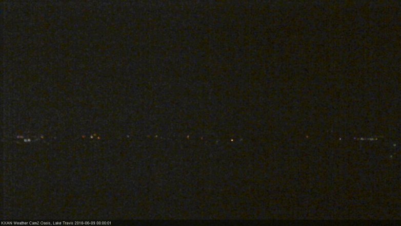Lake Travis webcam, June 8, 2016 11:15 PM CT