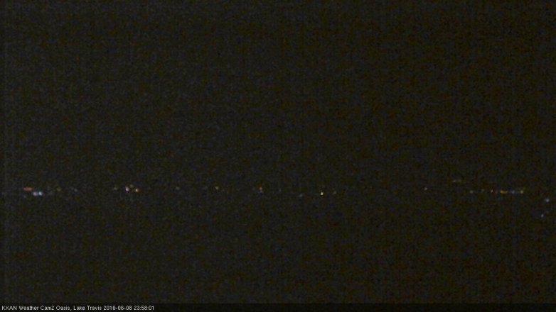 Lake Travis webcam, June 8, 2016 11:30 PM CT