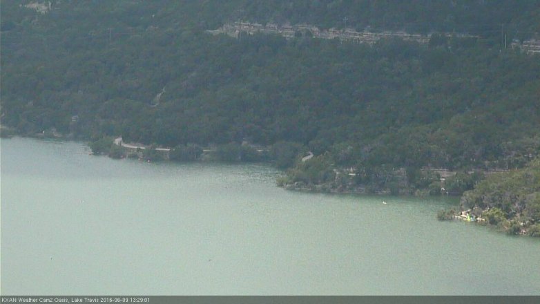 Lake Travis webcam, June 9, 2016 12:35 PM CT
