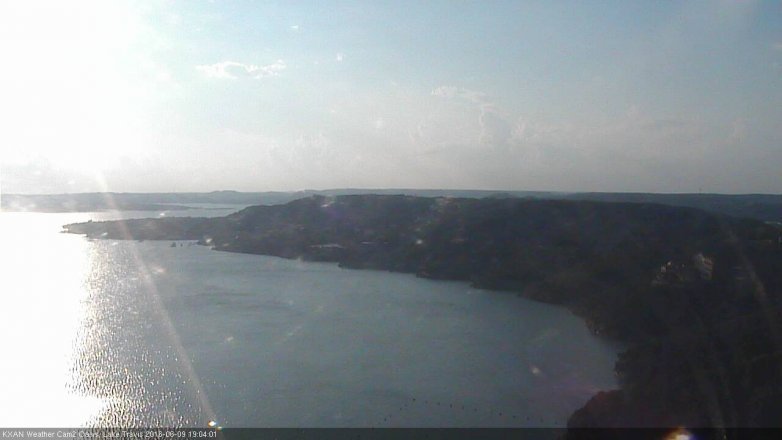 Lake Travis webcam, June 9, 2016 6:20 PM CT