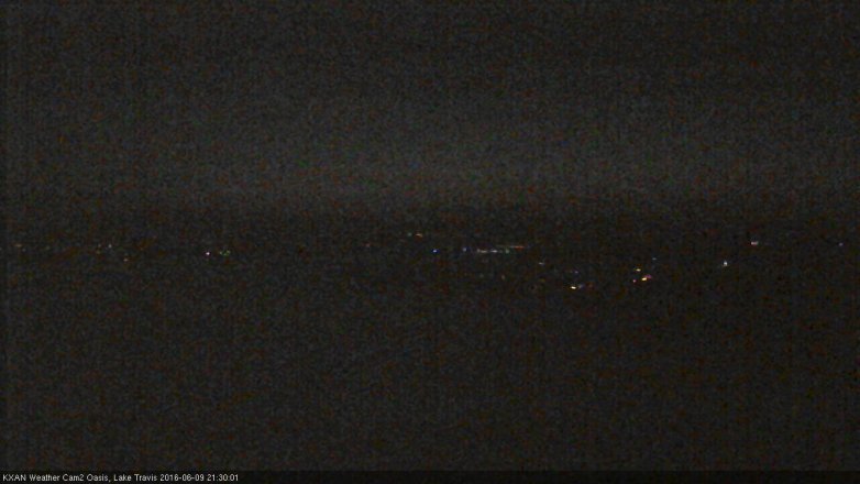 Lake Travis webcam, June 9, 2016 8:50 PM CT