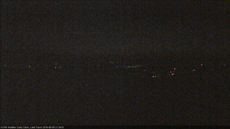 Lake Travis webcam, June 9, 2016 8:55 PM CT