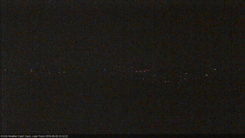 Lake Travis webcam, June 9, 2016 9:35 PM CT