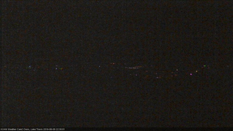 Lake Travis webcam, June 9, 2016 9:45 PM CT