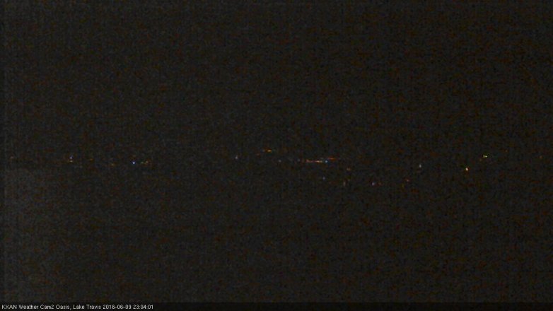 Lake Travis webcam, June 9, 2016 10:35 PM CT