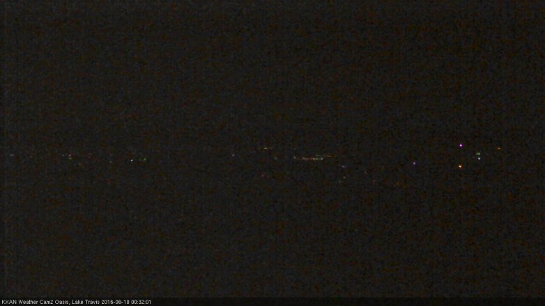 Lake Travis webcam, June 9, 2016 11:35 PM CT