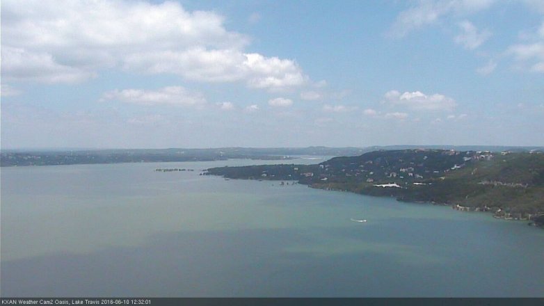 Lake Travis webcam, June 10, 2016 11:35 AM CT