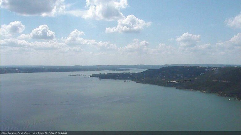 Lake Travis webcam, June 10, 2016 3:10 PM CT