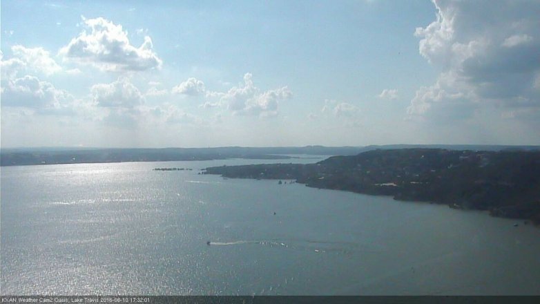 Lake Travis webcam, June 10, 2016 4:35 PM CT