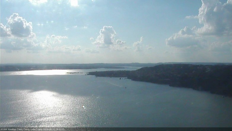 Lake Travis webcam, June 10, 2016 5:10 PM CT