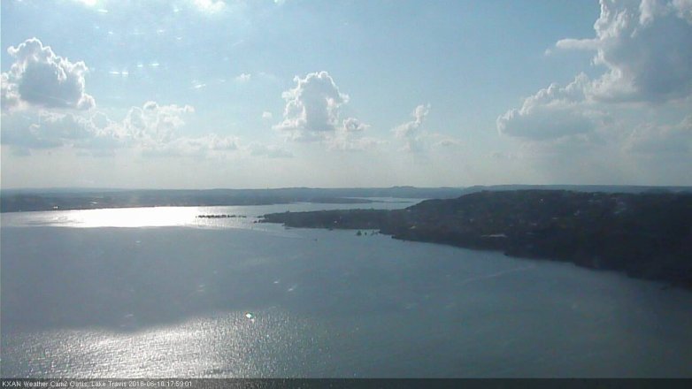Lake Travis webcam, June 10, 2016 5:15 PM CT