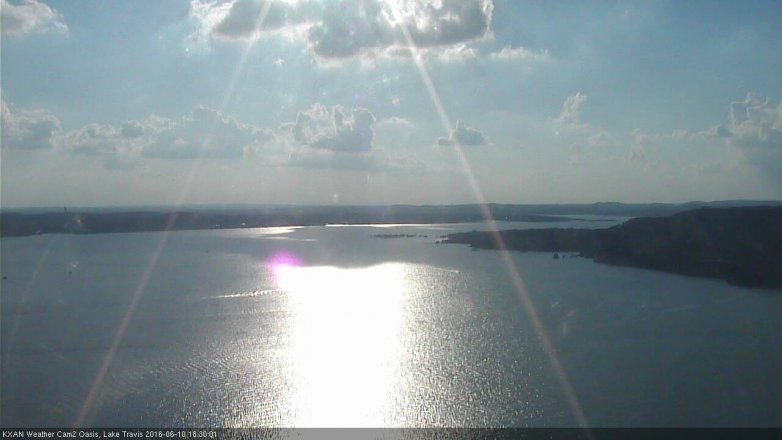 Lake Travis webcam, June 10, 2016 6:00 PM CT