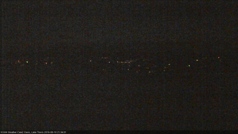Lake Travis webcam, June 10, 2016 8:55 PM CT