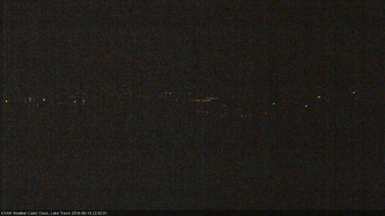 Lake Travis webcam, June 10, 2016 9:15 PM CT