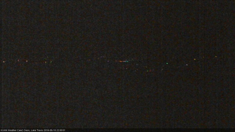 Lake Travis webcam, June 10, 2016 9:20 PM CT