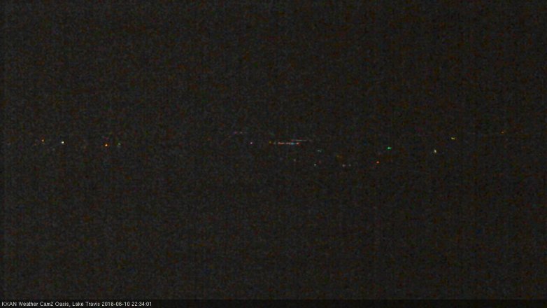 Lake Travis webcam, June 10, 2016 9:55 PM CT
