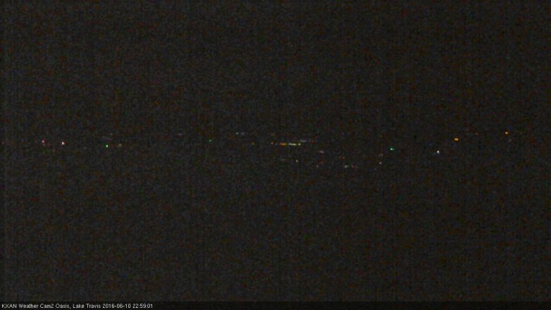Lake Travis webcam, June 10, 2016 10:25 PM CT