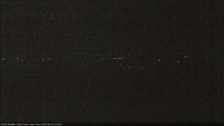 Lake Travis webcam, June 10, 2016 10:45 PM CT