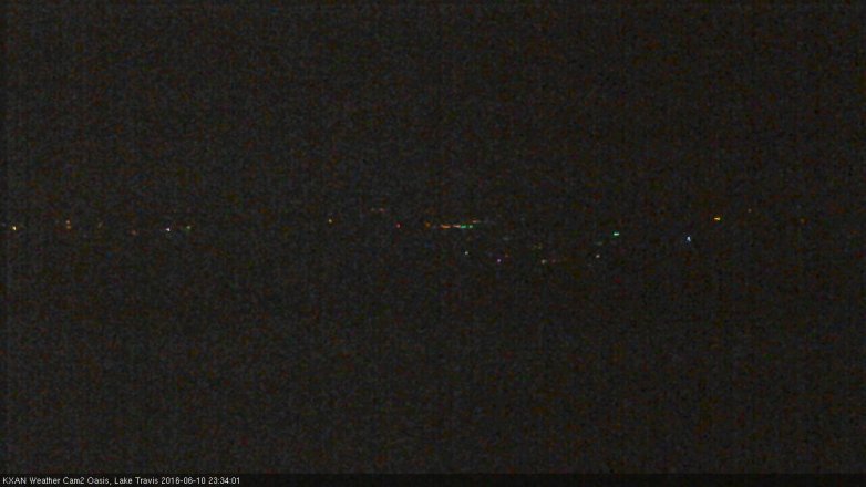Lake Travis webcam, June 10, 2016 10:50 PM CT