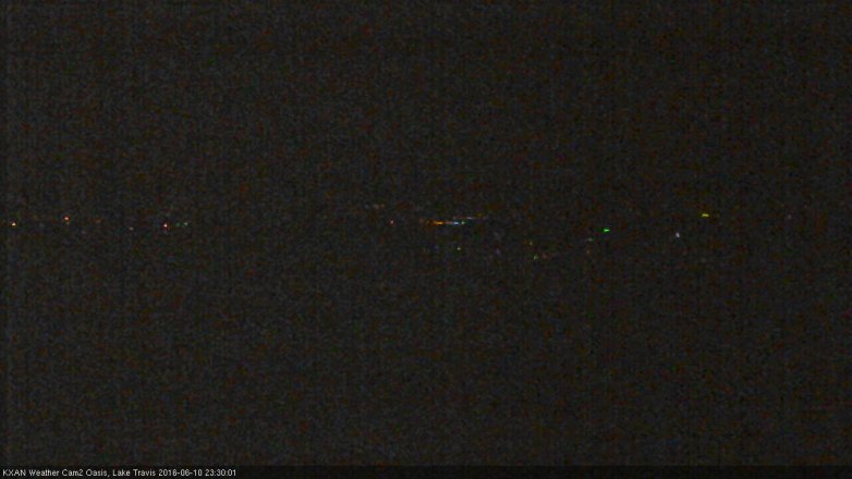 Lake Travis webcam, June 10, 2016 10:55 PM CT