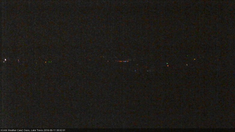 Lake Travis webcam, June 10, 2016 11:10 PM CT