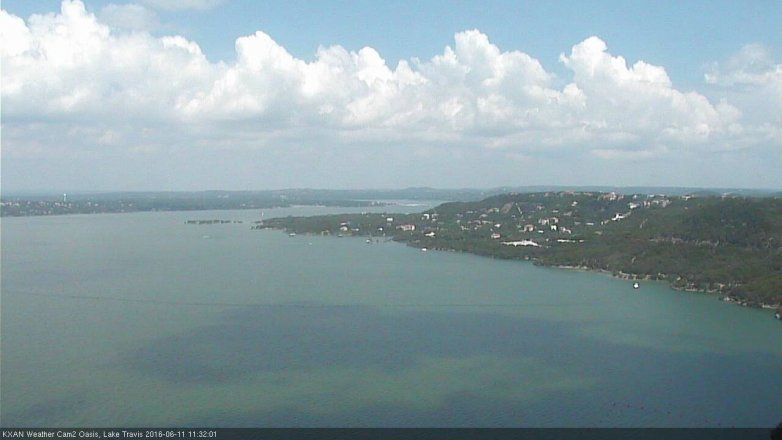 Lake Travis webcam, June 11, 2016 10:45 AM CT
