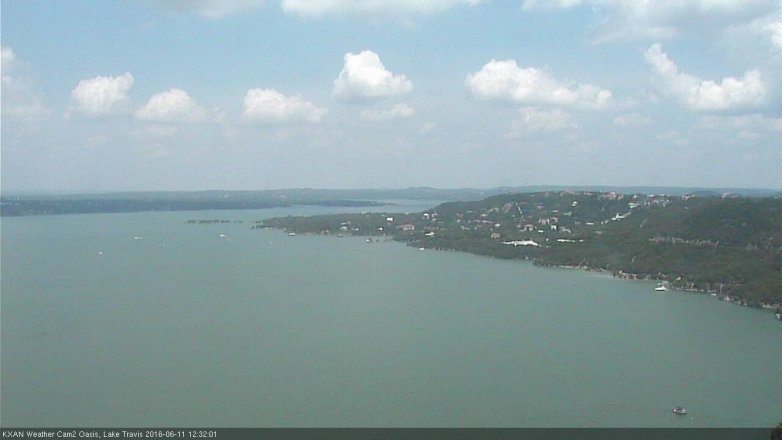 Lake Travis webcam, June 11, 2016 11:45 AM CT