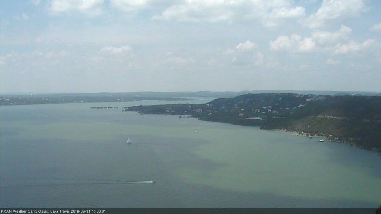Lake Travis webcam, June 11, 2016 12:55 PM CT