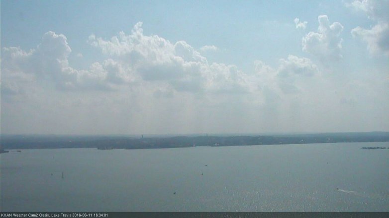 Lake Travis webcam, June 11, 2016 4:00 PM CT