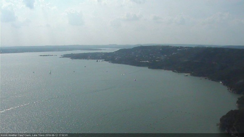 Lake Travis webcam, June 11, 2016 4:15 PM CT